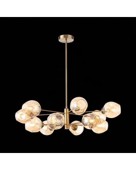 SL1500.203.12 Светильник подвесной ST-Luce Золотистый/Янтарный E14 12*40W FOVIA-foto10