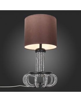 SL811.704.01 Прикроватная лампа ST-Luce Белый, Черный/Коричневый E27 1*60W ADAGIO-foto8