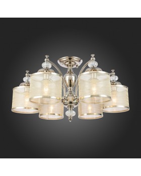 SL1750.102.06 Люстра потолочная ST-Luce Никель/Золотистый E14 6*40W CORESIA-foto7