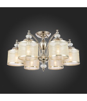 SL1750.102.06 Люстра потолочная ST-Luce Никель/Золотистый E14 6*40W CORESIA-foto7