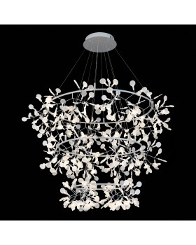 SL379.103.486 Люстра подвесная ST-Luce Серебристый/Белый LED 486*0,5W 3500K RAFINA-foto4