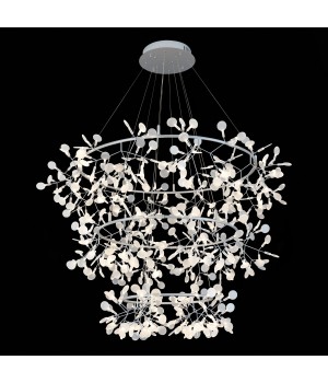 SL379.103.486 Люстра подвесная ST-Luce Серебристый/Белый LED 486*0,5W 3500K RAFINA-foto4