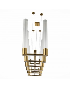 SL1229.303.12 Люстра подвесная ST-Luce Латунь/Прозрачный GU10 12*5W Terni-foto3
