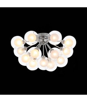 SL431.102.15 Люстра потолочная ST-Luce Хром/Прозрачный, Белый G9 15*5W DUALITA-foto4