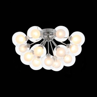 SL431.102.15 Люстра потолочная ST-Luce Хром/Прозрачный, Белый G9 15*5W DUALITA-foto4