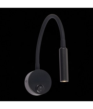 ST653.431.01 Светильник настенный ST-Luce Черный/Черный LED 1*3W 3000K BERSONE-foto3