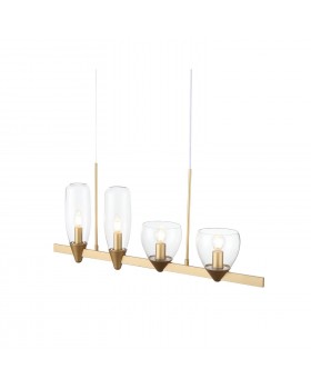 SL1119.203.04 Светильник подвесной ST-Luce Золотистый/Прозрачный E14 4*40W TENERESA-foto2