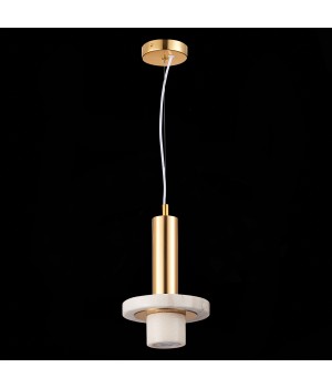SL1210.503.01 Светильник подвесной ST-Luce Золотистый/Белый GU10 1*5W PIETRA-foto5