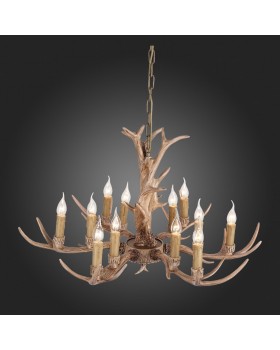 SL153.703.12 Люстра подвесная ST-Luce Светло-Коричневый E14 12*40W RENNA-foto4