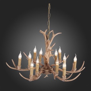 SL153.703.12 Люстра подвесная ST-Luce Светло-Коричневый E14 12*40W RENNA-foto4