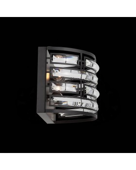 SL665.401.02 Бра ST-Luce Черный/Черный, Прозрачный E14 2*40W CHIAREZZA-foto5