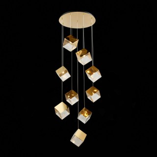 SL1182.203.09 Светильник подвесной ST-Luce Золотистый/Прозрачный, Золотистый G9 9*5W RIELLO-foto3