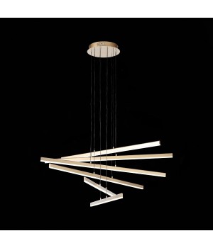 SL394.223.06 Светильник подвесной ST-Luce Матовое золото/Белый LED 6*16,6W 4000K BASONI-foto8