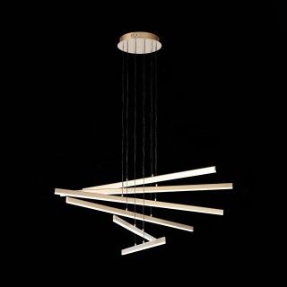 SL394.223.06 Светильник подвесной ST-Luce Матовое золото/Белый LED 6*16,6W 4000K BASONI-foto8