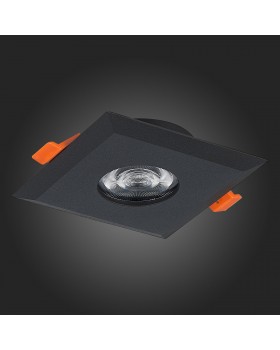 ST204.408.01 Св-к встр. Мат. черный GU10 1*50W  L94xW94xH25 220V Без ламп QUOSIS-foto8