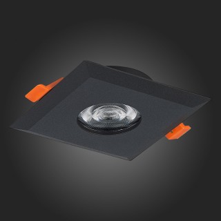 ST204.408.01 Св-к встр. Мат. черный GU10 1*50W  L94xW94xH25 220V Без ламп QUOSIS-foto8