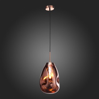 SL328.203.01 Светильник подвесной ST-Luce Розовое золото/Розовое золото E27 1*60W AEREO-foto7