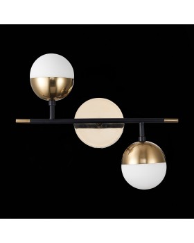 SL1507.421.02 Бра ST-Luce Черный/Белый, Золотистый G9 2*5W 4000K ALBERO-foto4