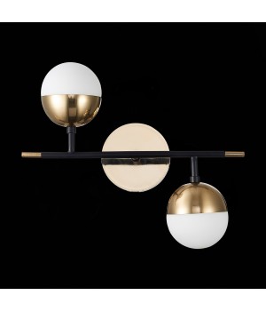 SL1507.421.02 Бра ST-Luce Черный/Белый, Золотистый G9 2*5W 4000K ALBERO-foto4