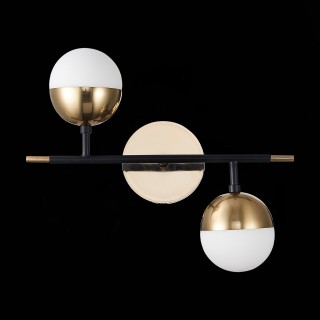 SL1507.421.02 Бра ST-Luce Черный/Белый, Золотистый G9 2*5W 4000K ALBERO-foto4