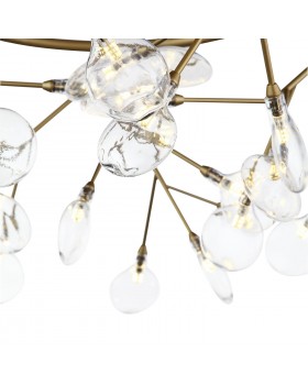 SL411.233.45 Люстра подвесная ST-Luce Золотистый/Прозрачный G4 45*1,5W RICCARDO-foto13