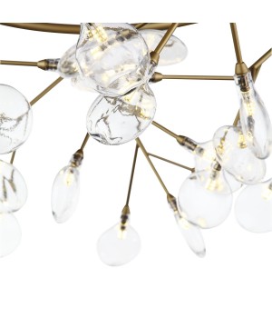 SL411.233.45 Люстра подвесная ST-Luce Золотистый/Прозрачный G4 45*1,5W RICCARDO-foto13