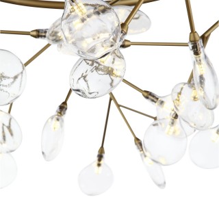 SL411.233.45 Люстра подвесная ST-Luce Золотистый/Прозрачный G4 45*1,5W RICCARDO-foto13