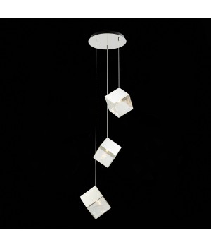 SL1182.103.03 Светильник подвесной ST-Luce Хром/Прозрачный, Хром G9 3*5W RIELLO-foto3