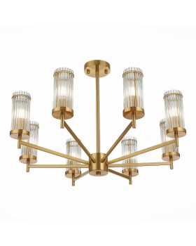 SL1233.302.08 Люстра потолочная ST-Luce Латунь/Прозрачный E14 8*60W BITONTO-foto3