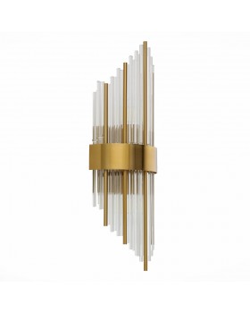 SL1158.301.02 Светильник настенный ST-Luce Латунь/Латунь, Прозрачный E14 2*60W NITIDO-foto2