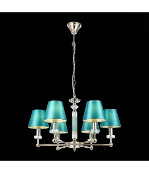SL1755.173.06 Люстра подвесная ST-Luce Никель/Зеленый E14 6*40W VIORE-foto4
