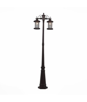 SL080.425.02 Светильник уличный наземный ST-Luce Темный кофе/Прозрачный, Темный кофе E27 2*100W LASTERO-foto2