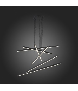 SL394.423.06 Люстра подвесная ST-Luce Черный/Белый LED 1*100W 4000K BASONI-foto3