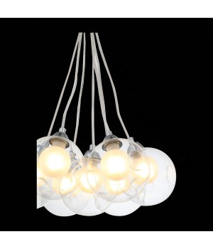 SL431.113.07 Светильник подвесной ST-Luce Хром/Прозрачный, Белый G9 7*5W DUALITA-foto6