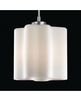 SL116.503.01 Светильник подвесной ST-Luce Серебристый/Белый E27 1*60W ONDE-foto3