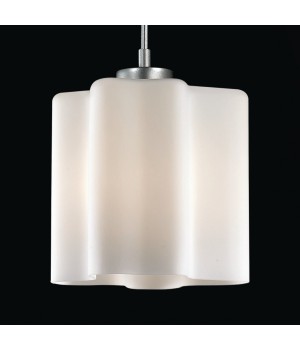 SL116.503.01 Светильник подвесной ST-Luce Серебристый/Белый E27 1*60W ONDE-foto3