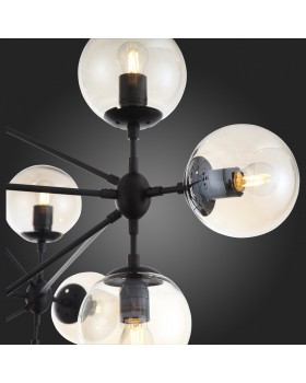 SL549.403.15 Люстра потолочная ST-Luce Черный/Янтарный E27 15*40W STAMPO-foto12