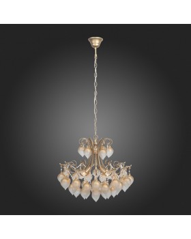 SL659.303.04 Люстра подвесная ST-Luce Золотистый/Золотистый E14 4*40W FRUTTI-foto4