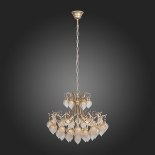 SL659.303.04 Люстра подвесная ST-Luce Золотистый/Золотистый E14 4*40W FRUTTI-foto4