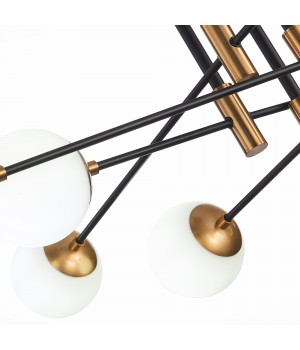 SL1203.402.08 Люстра потолочная ST-Luce Бронза,Черный/Белый E27 8*40W LIMANO-foto11