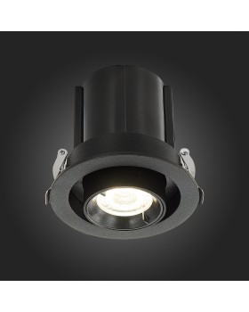 ST702.348.12 Св-к встр. Черный LED 1*12W 4000K 900Lm Ra80 24° IP20 D90xH92 180-240V ST702-foto6
