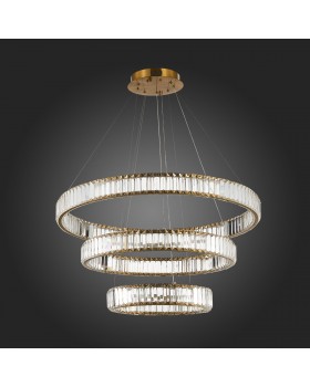 SL1622.303.03 Люстра подвесная ST-Luce Латунь/Прозрачный LED 1*122W 4000K TIVOLI-foto4