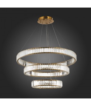 SL1622.303.03 Люстра подвесная ST-Luce Латунь/Прозрачный LED 1*122W 4000K TIVOLI-foto4