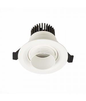 ST701.548.07 Св-к встр. Zoom Белый LED 1*7W 4000K 560Lm Ra 15°-60° IP20 D90xH65 170-240V ST701-foto3