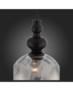 SL374.413.01 Подвес ST-Luce Черный/Дымчатый E27 1*40W BACINETO-foto9