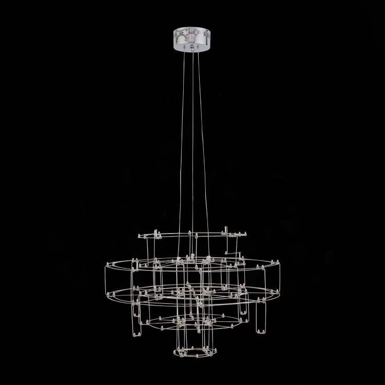 SL798.103.64 Люстра подвесная ST-Luce Хром/Хром LED 64*0,2W 3200K GENETICA