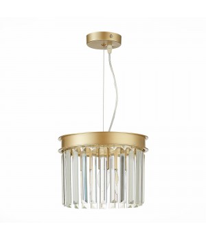 SL1624.203.01 Светильник подвесной ST-Luce шампань/прозрачный E14 1*40W Ercolano-foto2