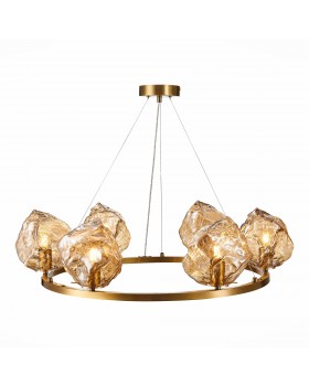 SL1175.303.06 Люстра подвесная ST-Luce латунь/янтарный E14 6*40W Portici-foto11