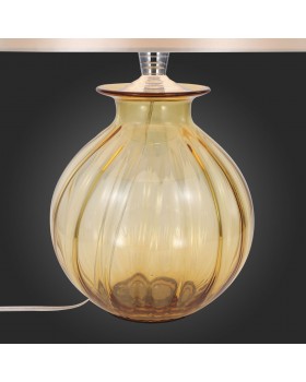 SL968.904.01 Прикроватная лампа ST-Luce Хром, Янтарный/Бежевый E27 1*60W (из 2-х коробок) AMPOLLA-foto6