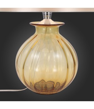 SL968.904.01 Прикроватная лампа ST-Luce Хром, Янтарный/Бежевый E27 1*60W (из 2-х коробок) AMPOLLA-foto6